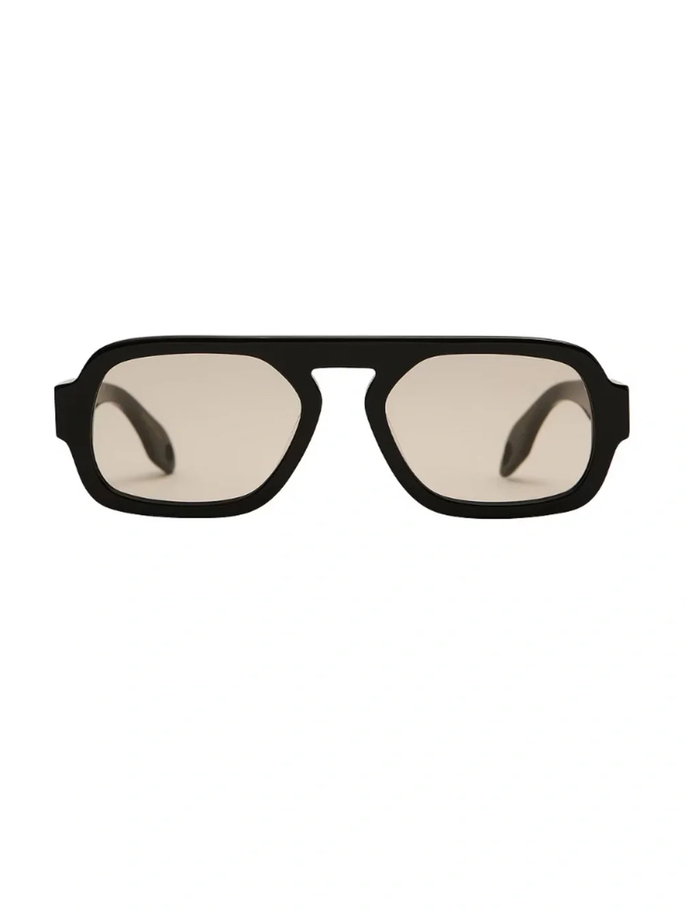 Elisa Johnson Jane Mini in Gloss Black Lens Sunglasses w/ Case